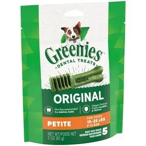 3 oz. Greenies Petite Trial Size Treat Pack (5 Count) - Treats